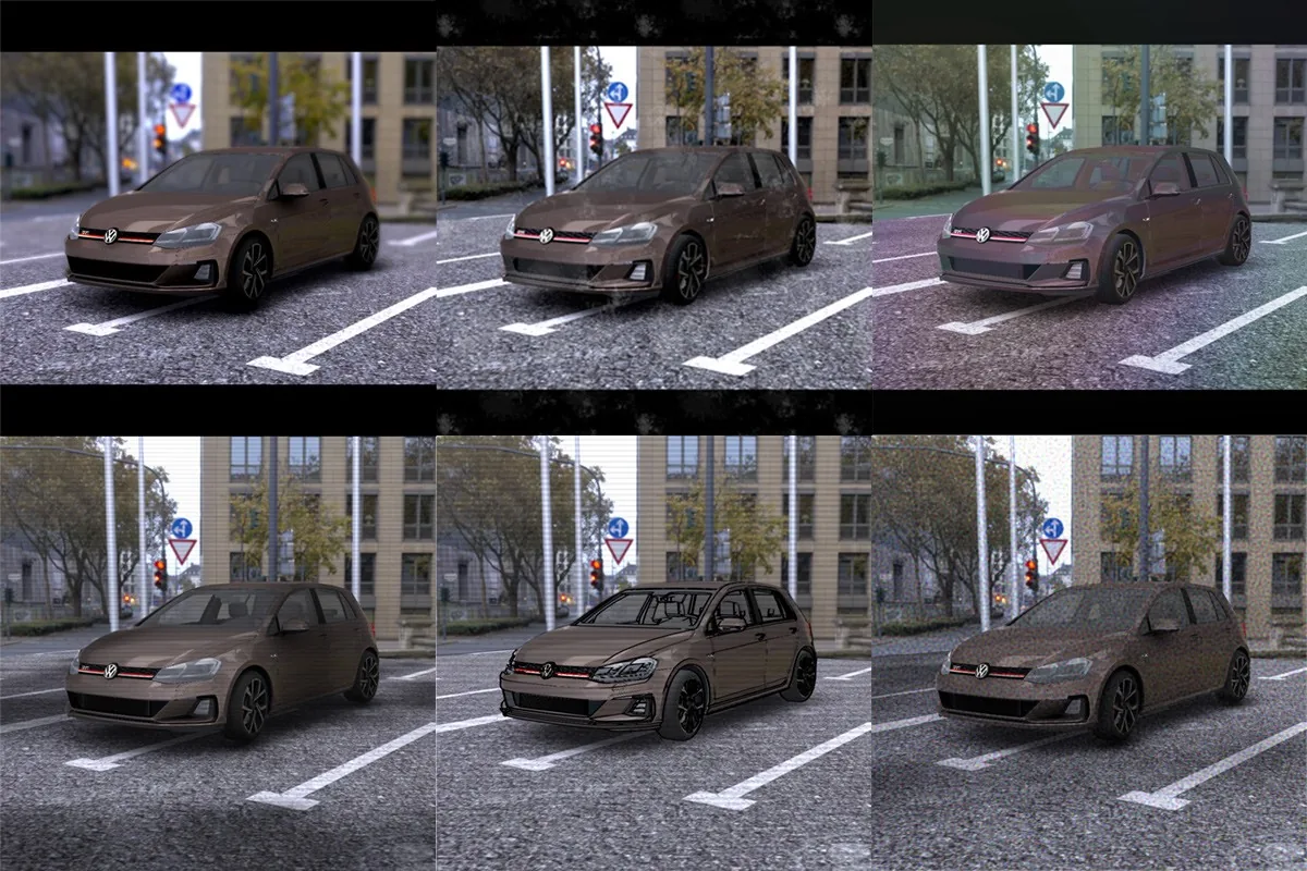 Post-processing Filter Variations
